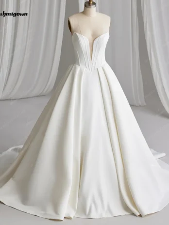 Robe de mariée en satin robe éducative personnalisée