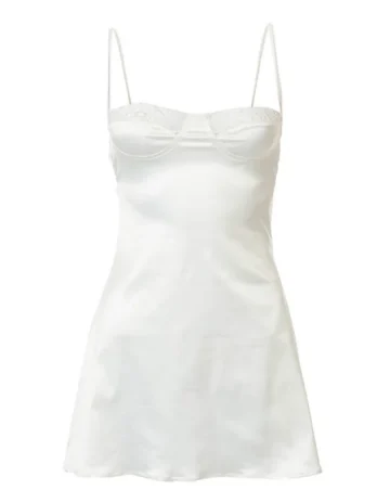 Robe en Satin en dentelle pour femmes